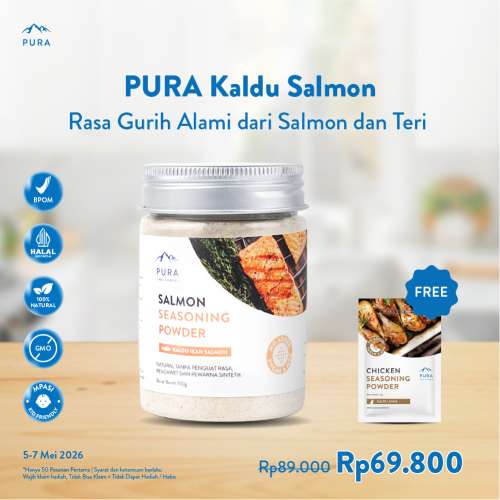 PURA SEASONING KALDU SALMON ASLI KALDU MPASI NON MSG TANPA GULA Photo