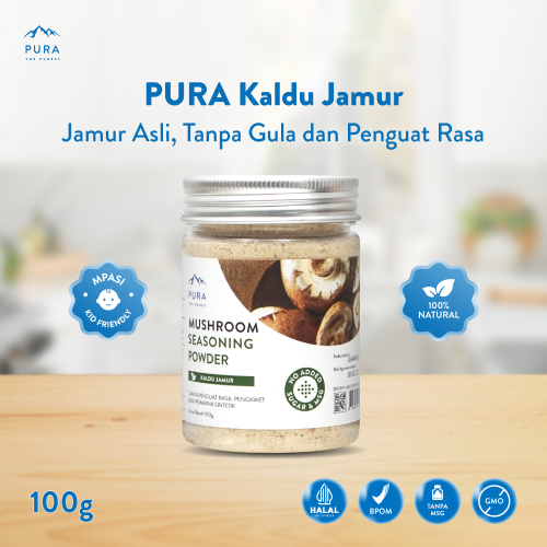 PURA SEASONING KALDU JAMUR ASLI KALDU MPASI NON MSG TANPA GULA Photo