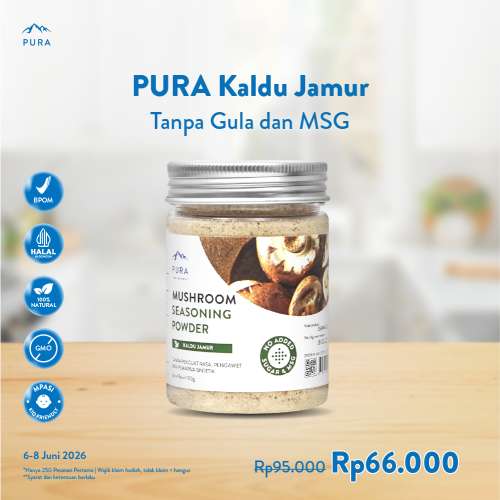 PURA SEASONING KALDU JAMUR ASLI KALDU MPASI NON MSG TANPA GULA Photo