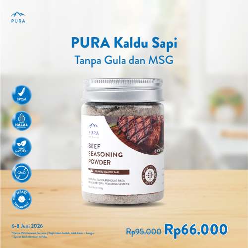 PURA SEASONING KALDU SAPI ASLI KALDU MPASI NON MSG TANPA GULA Photo