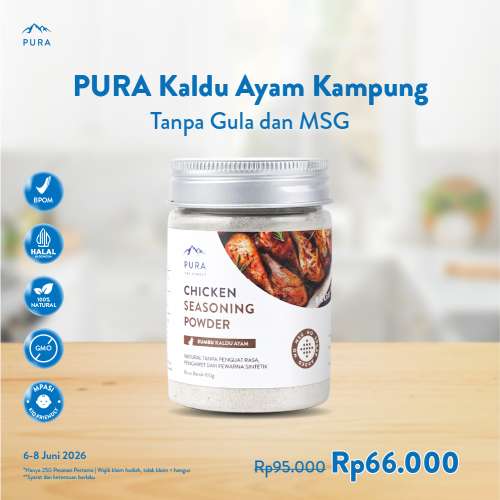 PURA SEASONING KALDU AYAM KAMPUNG ASLI KALDU MPASI NON MSG TANPA GULA Photo