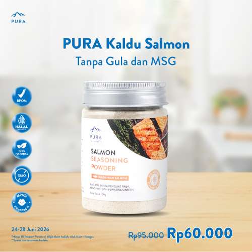 PURA SEASONING KALDU SALMON ASLI KALDU MPASI NON MSG TANPA GULA Photo