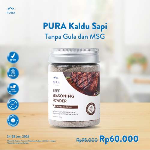 PURA SEASONING KALDU SAPI ASLI KALDU MPASI NON MSG TANPA GULA Photo