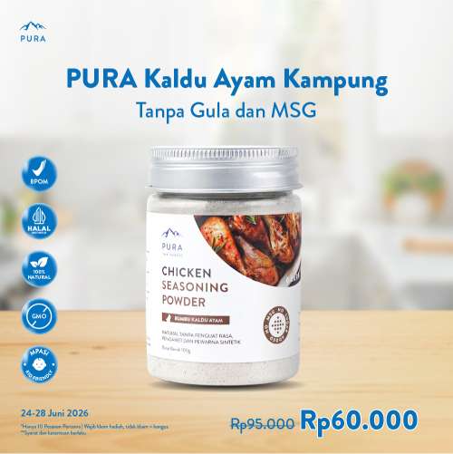 PURA SEASONING KALDU AYAM KAMPUNG ASLI KALDU MPASI NON MSG TANPA GULA Photo
