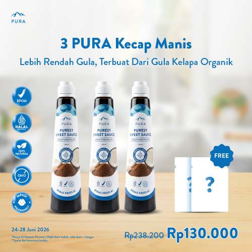 BUNDLE 3 PURA KECAP MANIS PUREST SWEET SAUCE 200ML Photo