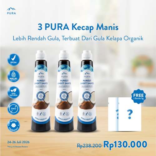 BUNDLE 3 PURA KECAP MANIS PUREST SWEET SAUCE 200ML Photo