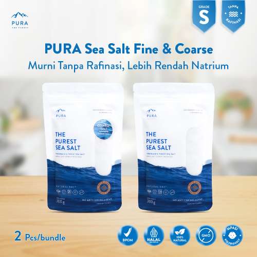 BUNDLE PURA PUREST SEA SALT GARAM LAUT ORGANIK NATURAL 2 PCS Photo