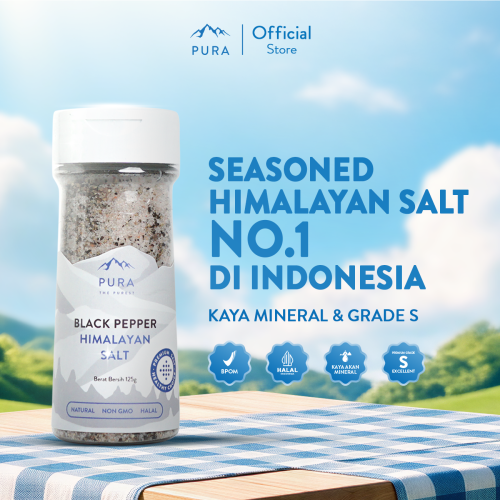 PURA HIMALAYAN SALT PEPPER GARAM HIMALAYA NATURAL Photo