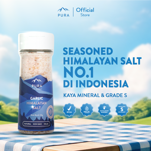 PURA HIMALAYAN SALT GARLIC GARAM HIMALAYA NATURAL Photo