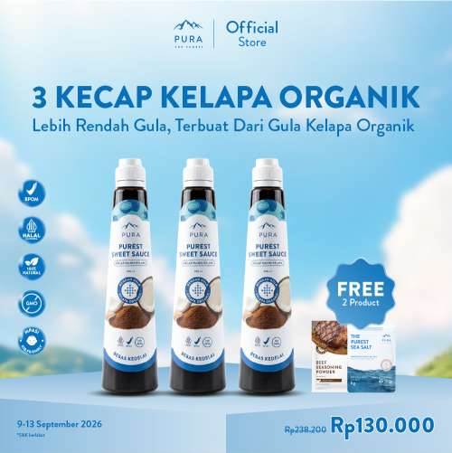 BUNDLE 3 PURA KECAP MANIS PUREST SWEET SAUCE 200ML Photo