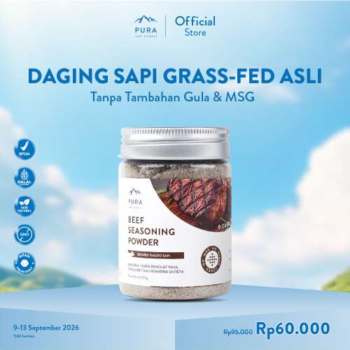PURA SEASONING KALDU SAPI ASLI KALDU MPASI NON MSG TANPA GULA Photo