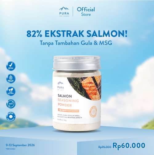 PURA SEASONING KALDU SALMON ASLI KALDU MPASI NON MSG TANPA GULA Photo