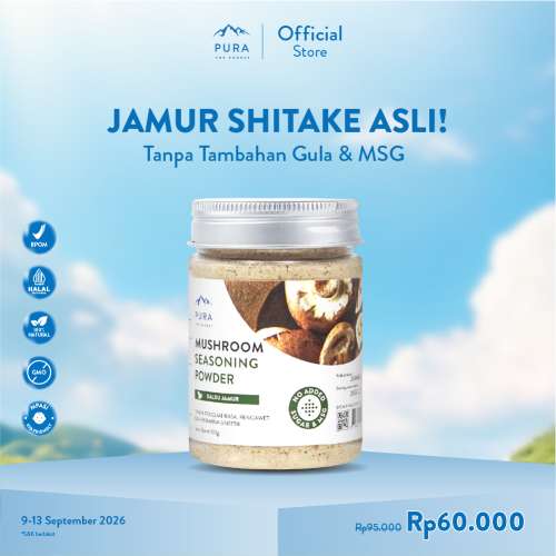 PURA SEASONING KALDU JAMUR ASLI KALDU MPASI NON MSG TANPA GULA Photo