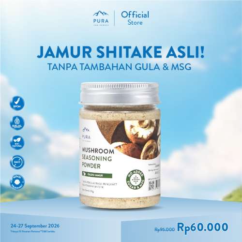PURA SEASONING KALDU JAMUR ASLI KALDU MPASI NON MSG TANPA GULA Photo
