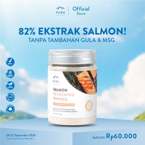 PURA SEASONING KALDU SALMON ASLI KALDU MPASI NON MSG TANPA GULA Photo