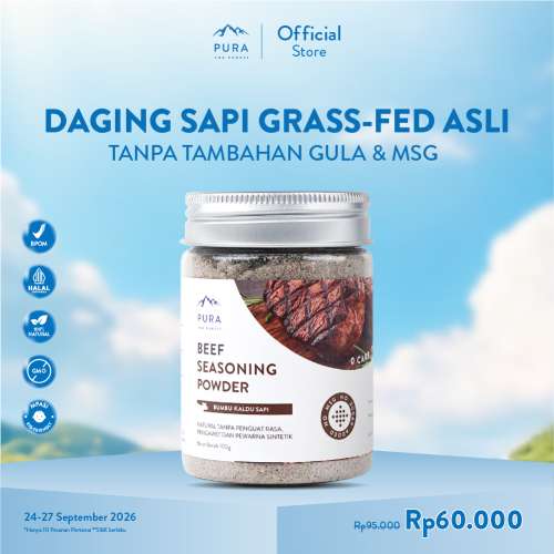 PURA SEASONING KALDU SAPI ASLI KALDU MPASI NON MSG TANPA GULA Photo