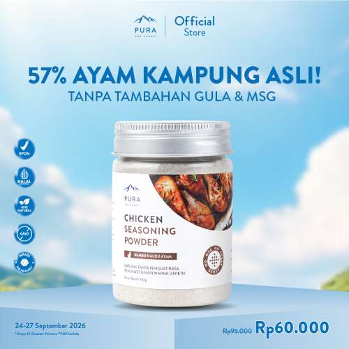 PURA SEASONING KALDU AYAM KAMPUNG ASLI KALDU MPASI NON MSG TANPA GULA Photo
