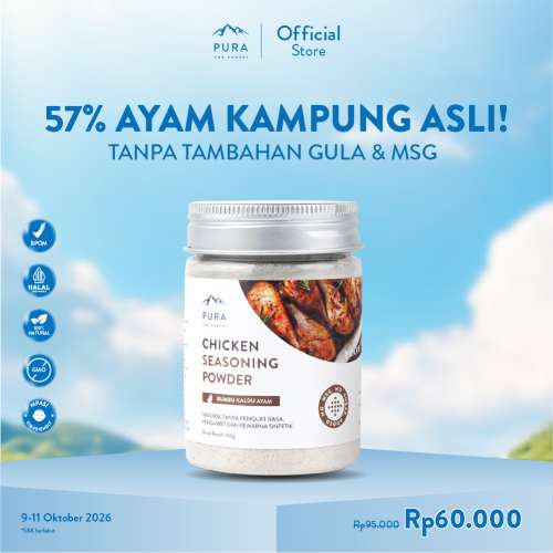 PURA SEASONING KALDU AYAM KAMPUNG ASLI KALDU MPASI NON MSG TANPA GULA Photo