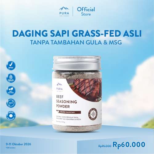 PURA SEASONING KALDU SAPI ASLI KALDU MPASI NON MSG TANPA GULA Photo