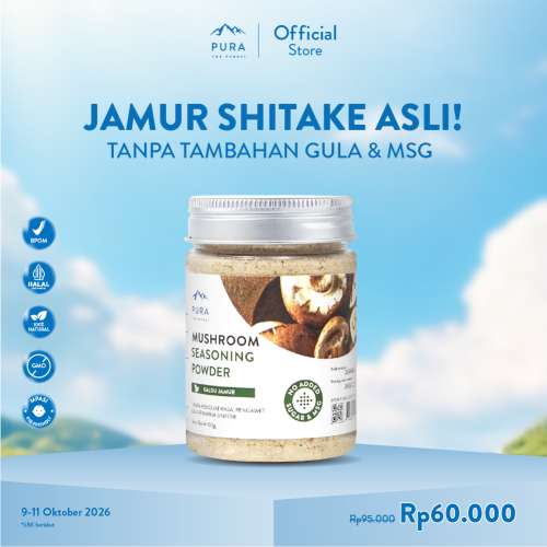 PURA SEASONING KALDU JAMUR ASLI KALDU MPASI NON MSG TANPA GULA Photo