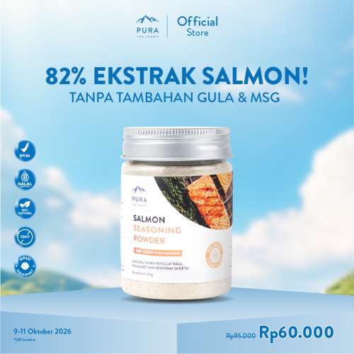 PURA SEASONING KALDU SALMON ASLI KALDU MPASI NON MSG TANPA GULA Photo