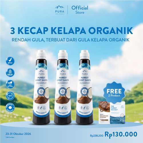 BUNDLE 3 PURA KECAP MANIS PUREST SWEET SAUCE 200ML Photo
