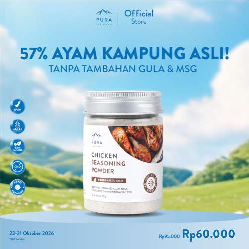 PURA SEASONING KALDU AYAM KAMPUNG ASLI KALDU MPASI NON MSG TANPA GULA Photo
