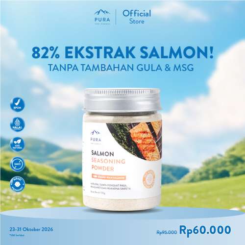 PURA SEASONING KALDU SALMON ASLI KALDU MPASI NON MSG TANPA GULA Photo