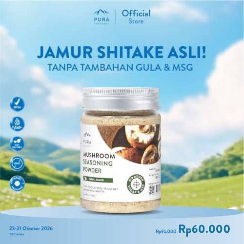 PURA SEASONING KALDU JAMUR ASLI KALDU MPASI NON MSG TANPA GULA Photo