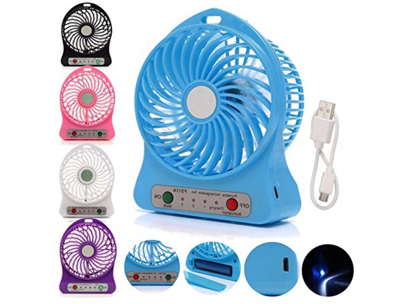 Kipas Mini Portable Senter TRAVELING Kipas Mini Portable Senter TRAVELING