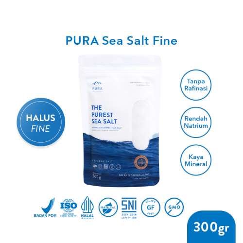PURA PUREST SEA SALT FINE HALUS GARAM LAUT ORGANIK NATURAL Photo